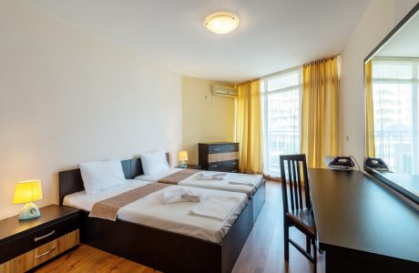 Standard one-bedroom apartment